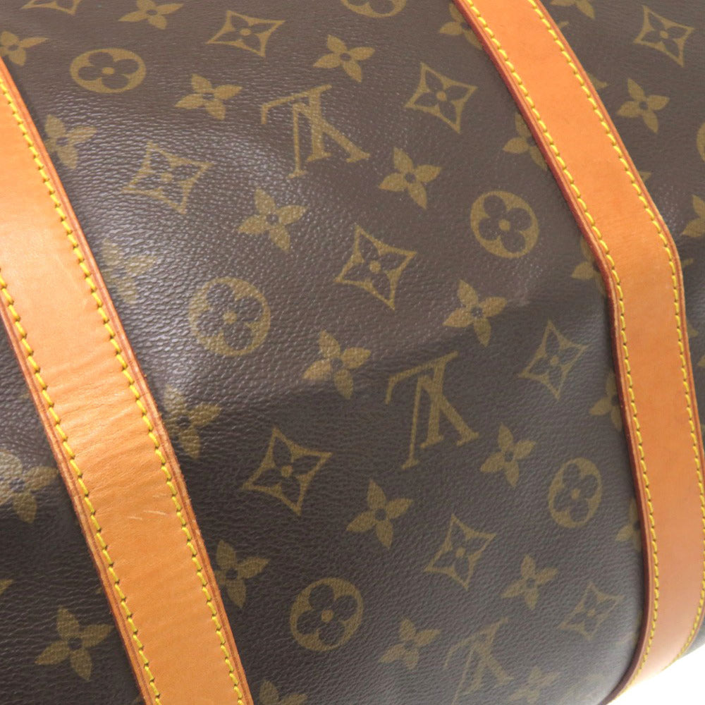 LOUIS VUITTON Boston Duffel bag M41422 Monogram canvas Brown Monogram Keepall 60 mens Used Authentic