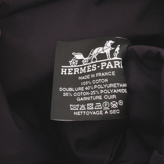 HERMES Clutch bag 456116 Canvas, Cotton Navy Jimetu Jumping High Case mens Used Authentic