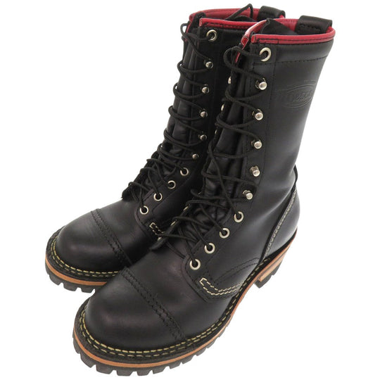 WESCO boots leather black WESCO Custom Jobmaster 9.1" Boots Women 5 1/2C Used Authentic