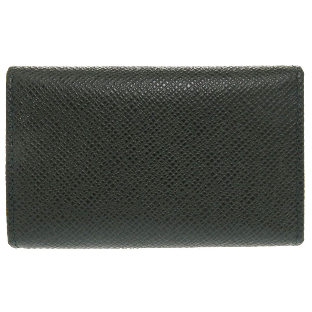 LOUIS VUITTON Key case Key holder  M30534 Taiga Leather Deep green Taiga Multicles6 mens Used Authentic