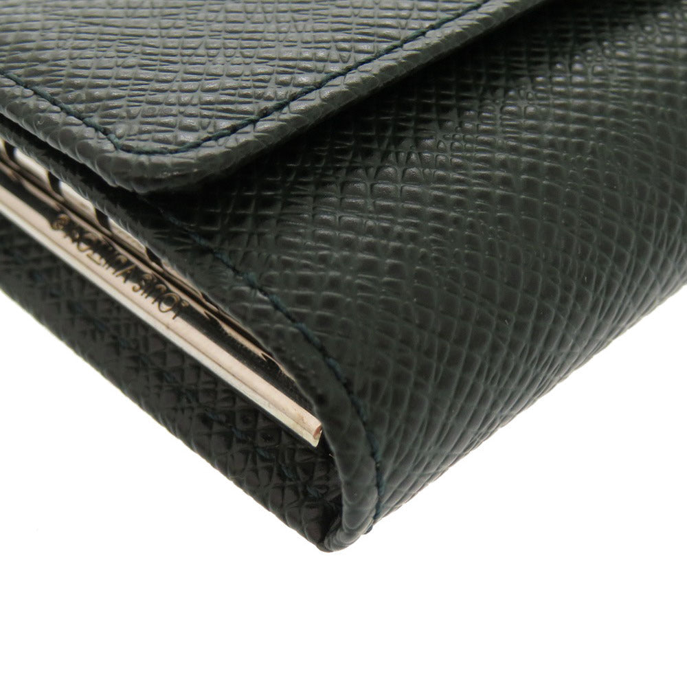 LOUIS VUITTON Key case Key holder  M30534 Taiga Leather Deep green Taiga Multicles6 mens Used Authentic