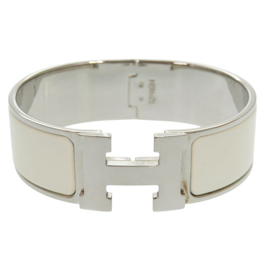 HERMES Bangle metal white clicclacGM