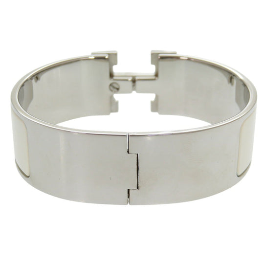 HERMES Bangle metal white clicclacGM