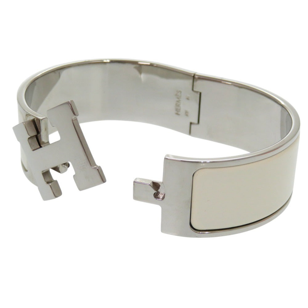 HERMES Bangle metal white clicclacGM