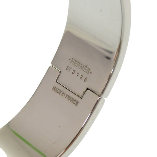 HERMES Bangle metal white clicclacGM