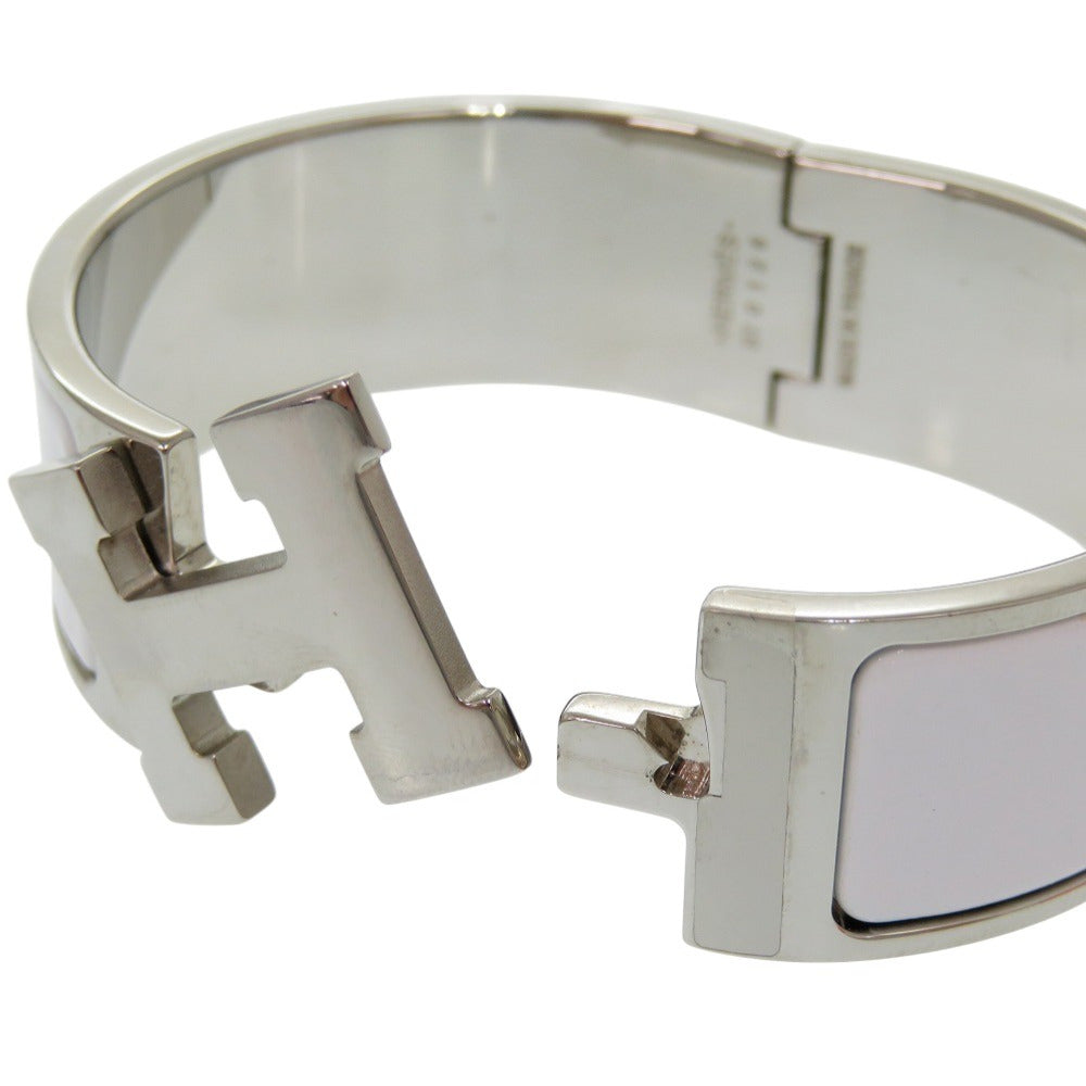 HERMES Bangle metal white clicclacGM
