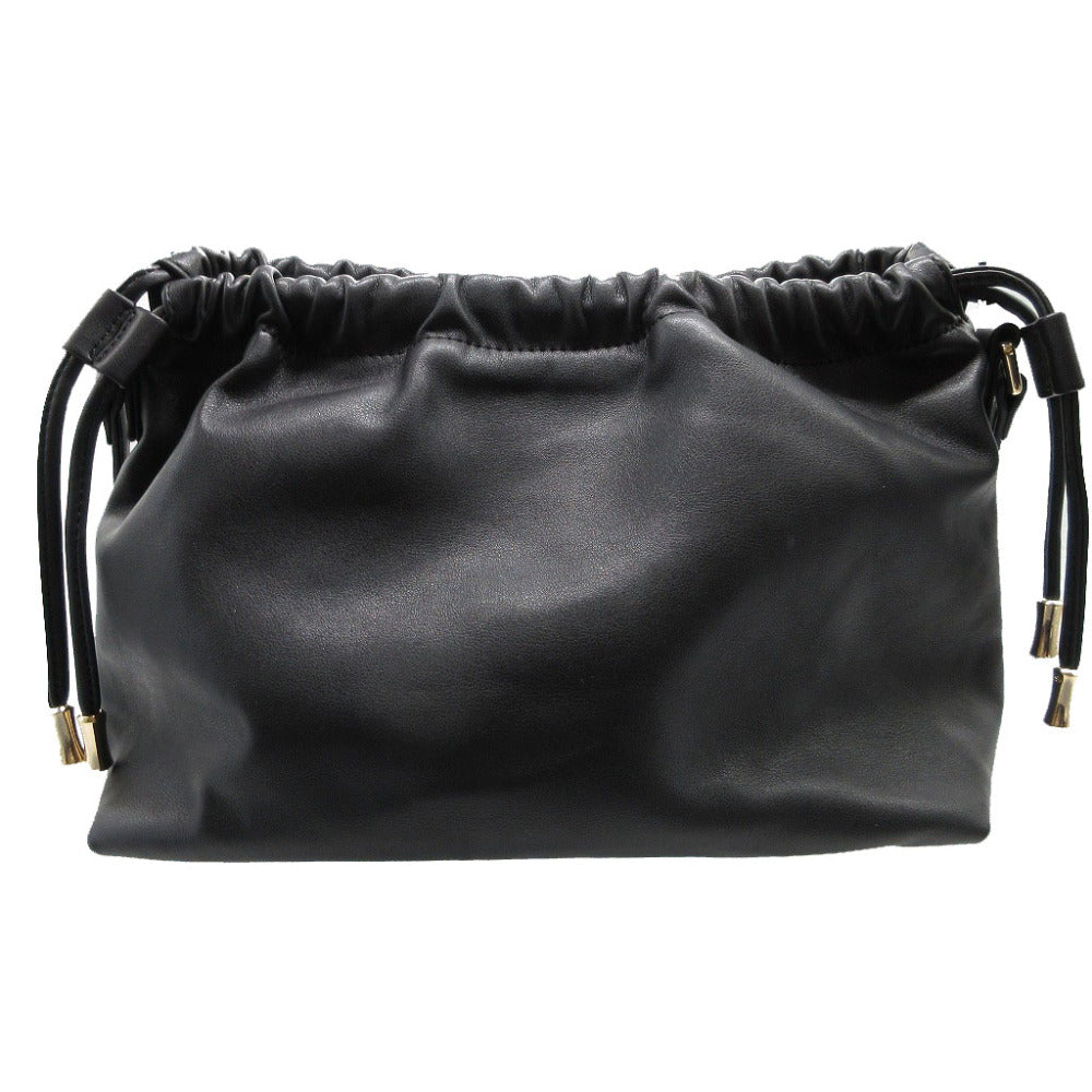 A.P.C. Shoulder Bag Polyurethane, Polyester black Ninon Women Used Authentic