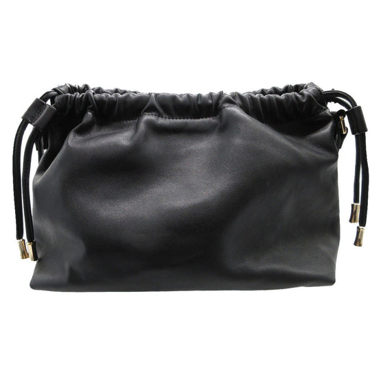 A.P.C. Shoulder Bag Polyurethane, Polyester black Ninon Women Used Authentic