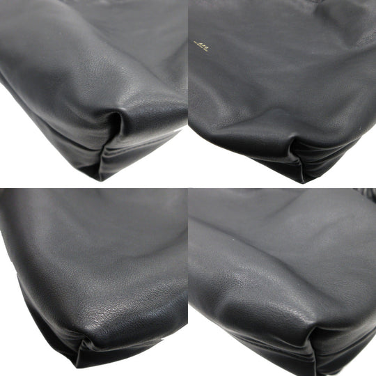 A.P.C. Shoulder Bag Polyurethane, Polyester black Ninon Women Used Authentic