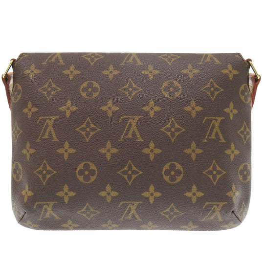 LOUIS VUITTON Shoulder Bag M51257 Monogram canvas Brown Monogram Musette Tango Short Strap Women Used Authentic