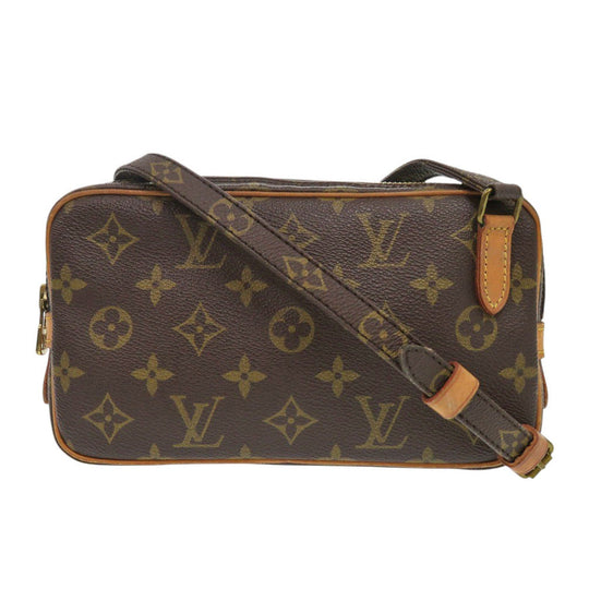 LOUIS VUITTON Shoulder Bag M51828 Monogram canvas Brown Monogram Marley Bandouliere Women Used Authentic