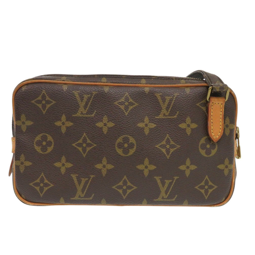 LOUIS VUITTON Shoulder Bag M51828 Monogram canvas Brown Monogram Marley Bandouliere Women Used Authentic