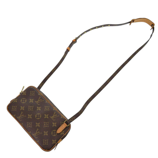LOUIS VUITTON Shoulder Bag M51828 Monogram canvas Brown Monogram Marley Bandouliere Women Used Authentic