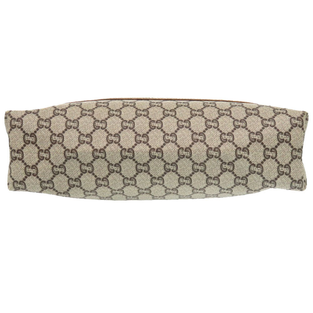 GUCCI Tote Bag PVC beige gucci plus mens Used Authentic
