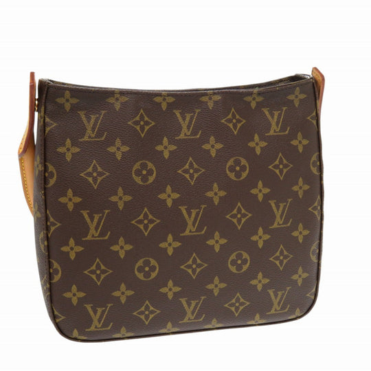 LOUIS VUITTON Shoulder Bag M51146 Monogram canvas Brown Monogram LoopingMM Women Used Authentic