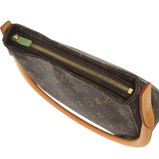 LOUIS VUITTON Shoulder Bag M51146 Monogram canvas Brown Monogram LoopingMM Women Used Authentic