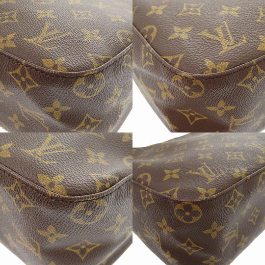 LOUIS VUITTON Shoulder Bag M51146 Monogram canvas Brown Monogram LoopingMM Women Used Authentic