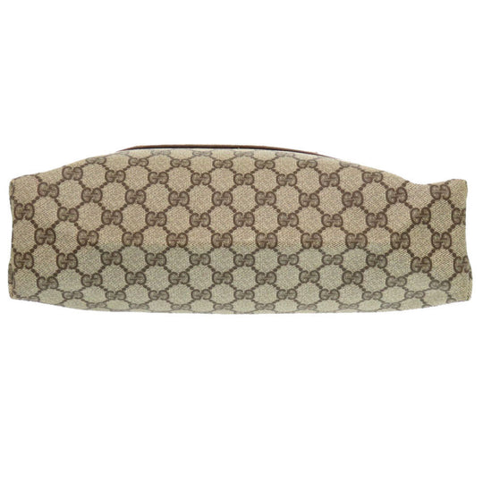 GUCCI Tote Bag 39 002 4487 PVC beige Old Gucci Shelly GG mens Used Authentic