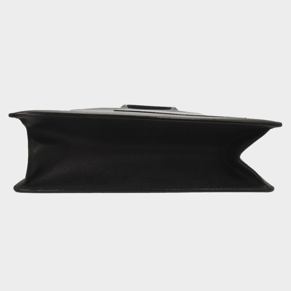 Valextra Tote Bag V5X44-028 leather black Voxy Tote SM