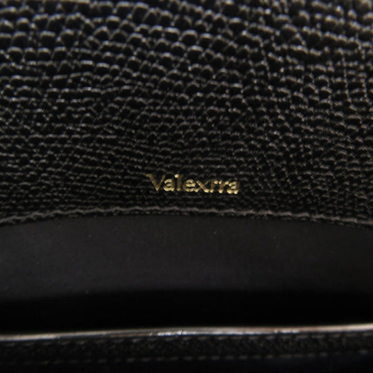 Valextra Tote Bag V5X44-028 leather black Voxy Tote SM