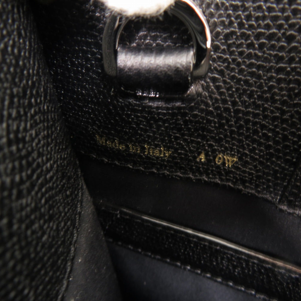 Valextra Tote Bag V5X44-028 leather black Voxy Tote SM
