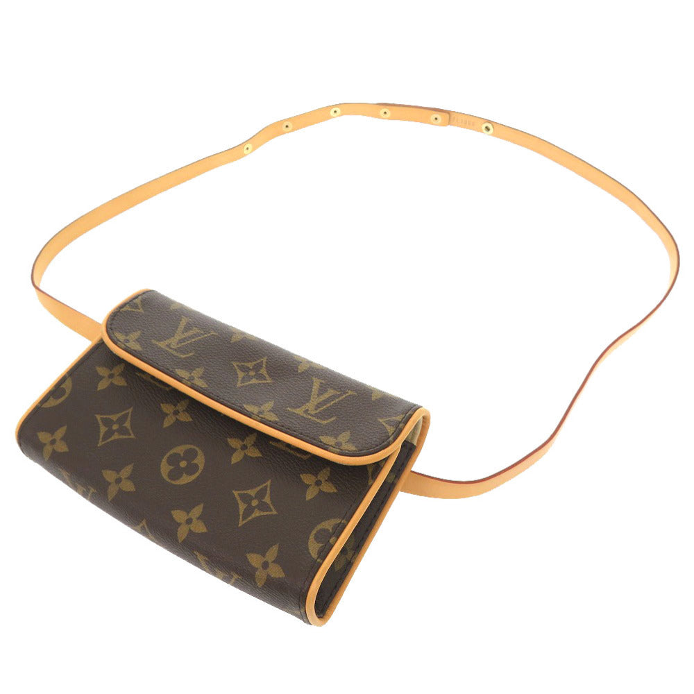 LOUIS VUITTON Waist bag M51855 Monogram canvas Brown Monogram Pochette Florentine Women Used Authentic