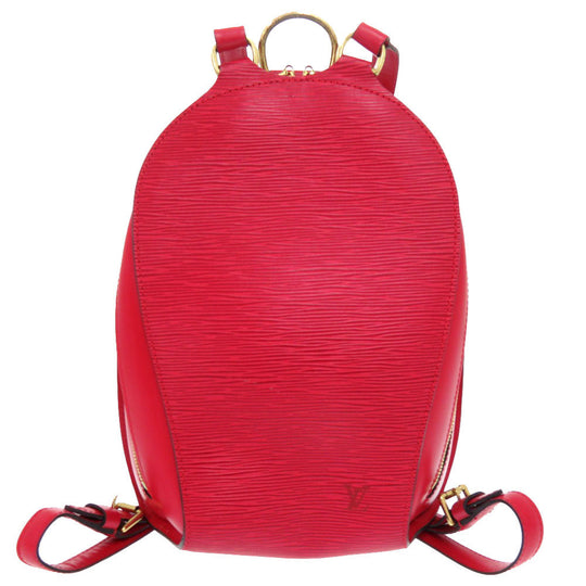 LOUIS VUITTON Backpack M52237 Epi Leather Castilian red Epi Mabillon Women Used Authentic