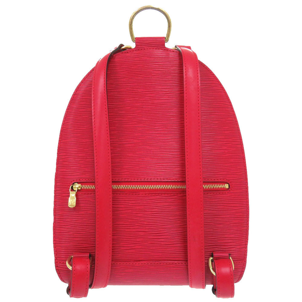LOUIS VUITTON Backpack M52237 Epi Leather Castilian red Epi Mabillon Women Used Authentic
