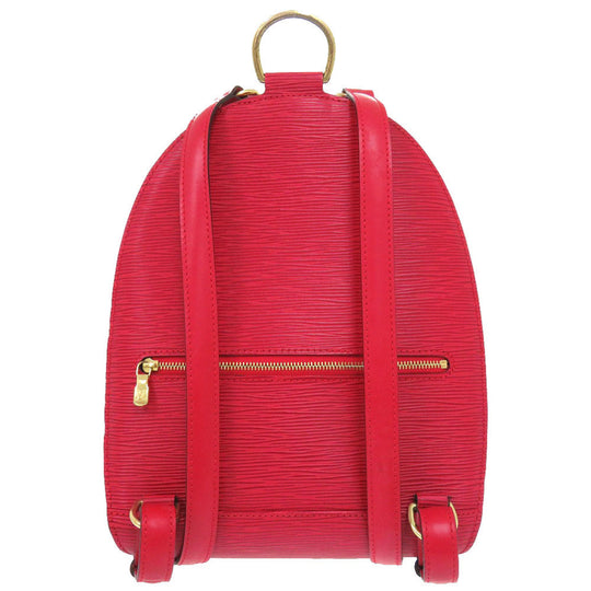 LOUIS VUITTON Backpack M52237 Epi Leather Castilian red Epi Mabillon Women Used Authentic