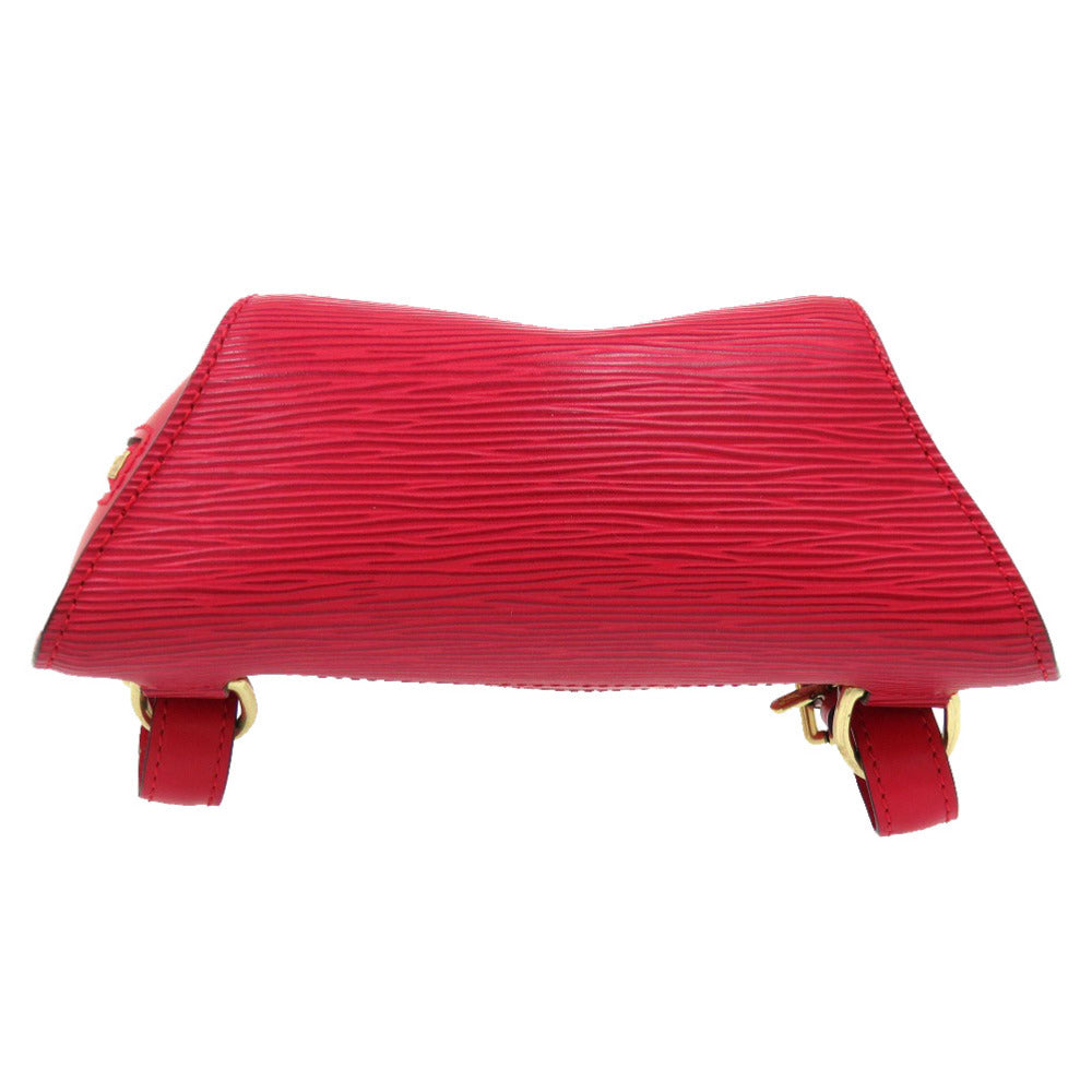 LOUIS VUITTON Backpack M52237 Epi Leather Castilian red Epi Mabillon Women Used Authentic