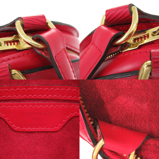 LOUIS VUITTON Backpack M52237 Epi Leather Castilian red Epi Mabillon Women Used Authentic