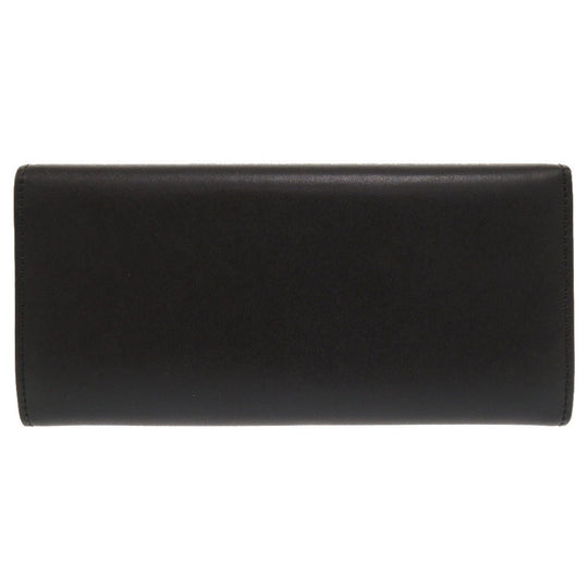 FENDI Long Wallet Purse 8M2051 leather black By The Way Continental Women Used Authentic