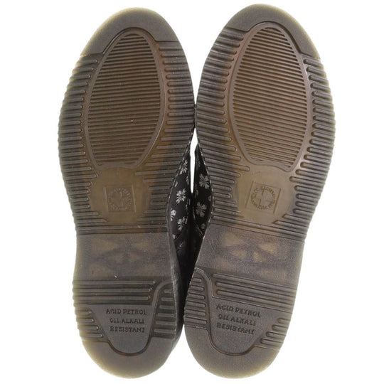 Dr.Martens boots canvas black Dr. Martens KATHLEEN 7-hole all-over print boots 9.1" Women 23 Used Authentic