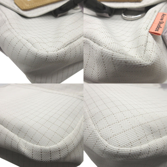 ACNE STUDIOS Shoulder Bag C10140 Nylon, Nylon Light gray Messenger bag Women(Unisex) Used Authentic