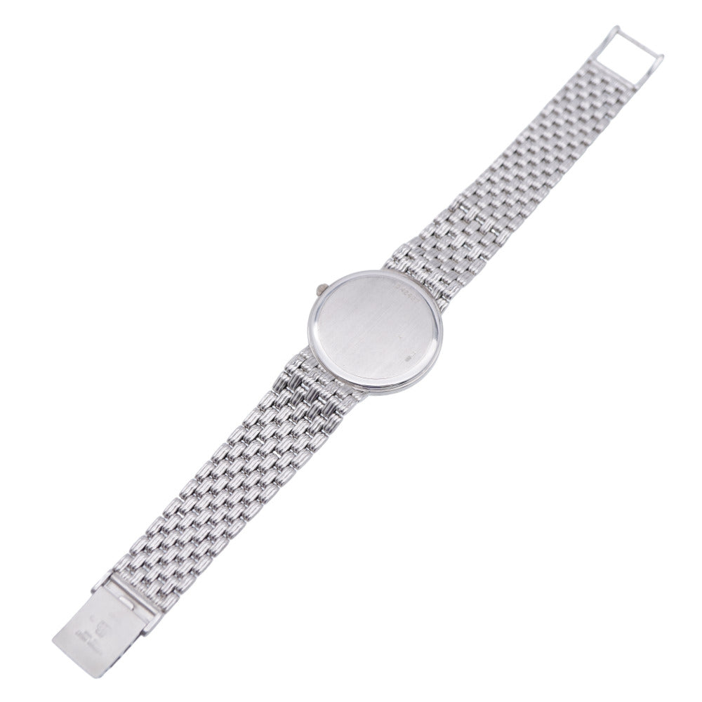 AUDEMARS PIGUET Watches Hand Winding K18 White Gold, Diamond black Hand Winding 11P Diamonds, Solid Gold black dial mens Used Authentic