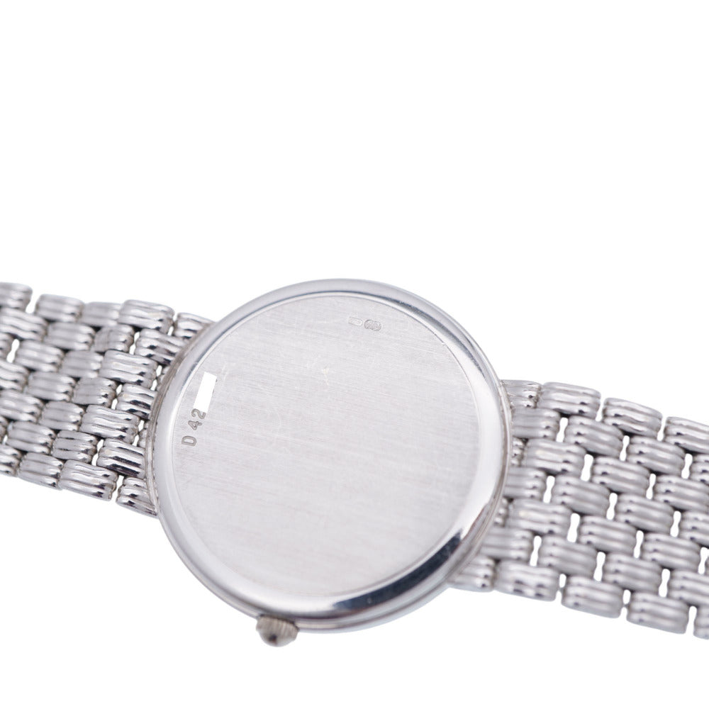 AUDEMARS PIGUET Watches Hand Winding K18 White Gold, Diamond black Hand Winding 11P Diamonds, Solid Gold black dial mens Used Authentic