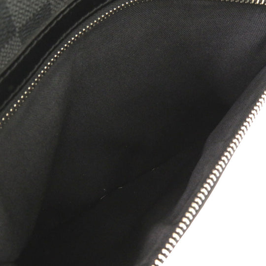 LOUIS VUITTON Shoulder Bag N58028 Damier Grafitto Canvas gray Damier Graphite Tomas Women Used Authentic