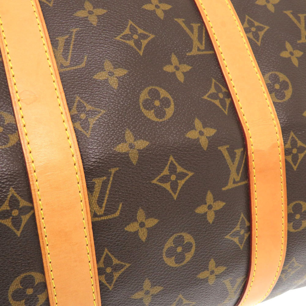LOUIS VUITTON Boston Duffel bag M41428 Monogram canvas Brown Monogram Keepall 45 mens Used Authentic