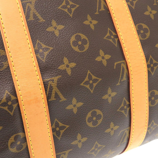 LOUIS VUITTON Boston Duffel bag M41428 Monogram canvas Brown Monogram Keepall 45 mens Used Authentic