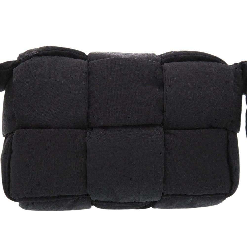 BOTTEGAVENETA Shoulder Bag 691018 VB081 Nylon black Cassette Shoulder Bag MINI CASSETTE mens(Unisex) Used Authentic
