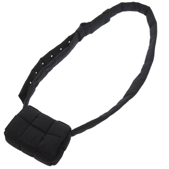 BOTTEGAVENETA Shoulder Bag 691018 VB081 Nylon black Cassette Shoulder Bag MINI CASSETTE mens(Unisex) Used Authentic