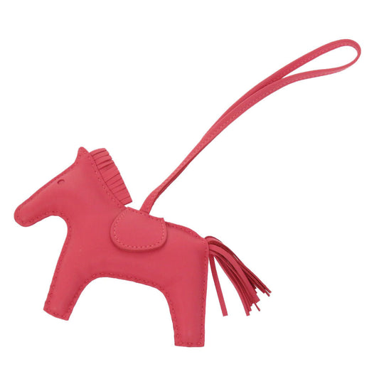 HERMES key ring Anyo Miro Rose azare Rodeo MM charm Women Used Authentic