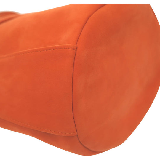 THE ROW Shoulder Bag Suede Orange Leo Mini Women Used Authentic