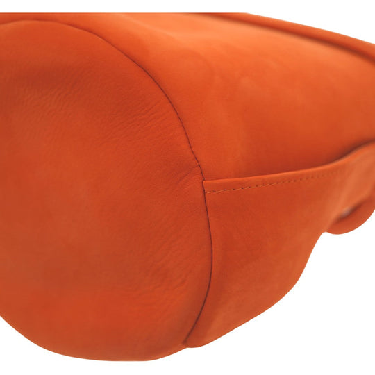 THE ROW Shoulder Bag Suede Orange Leo Mini Women Used Authentic