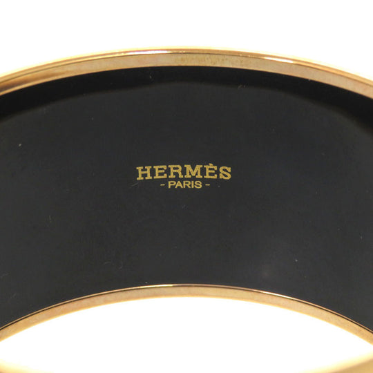 HERMES Bangle metal green Seven-packed baked goods Emile TGM Women Used Authentic