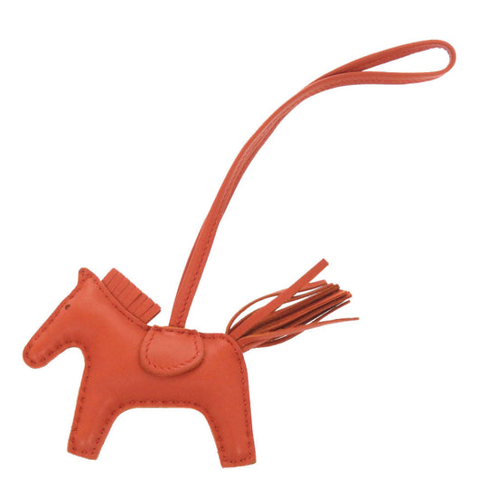 HERMES key ring Anjou Miro, Anjou Miro Carnelian Rodeo PM Women Used Authentic