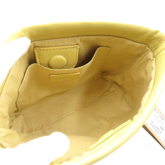 A.P.C. Shoulder Bag PUAAT-F61582 Polyurethane, Polyester Pale yellow ninon mini Women Used Authentic