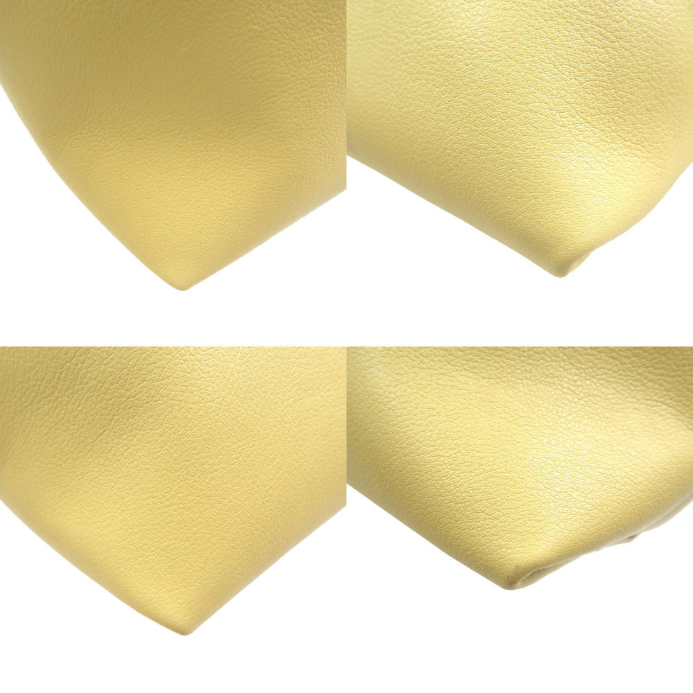 A.P.C. Shoulder Bag PUAAT-F61582 Polyurethane, Polyester Pale yellow ninon mini Women Used Authentic
