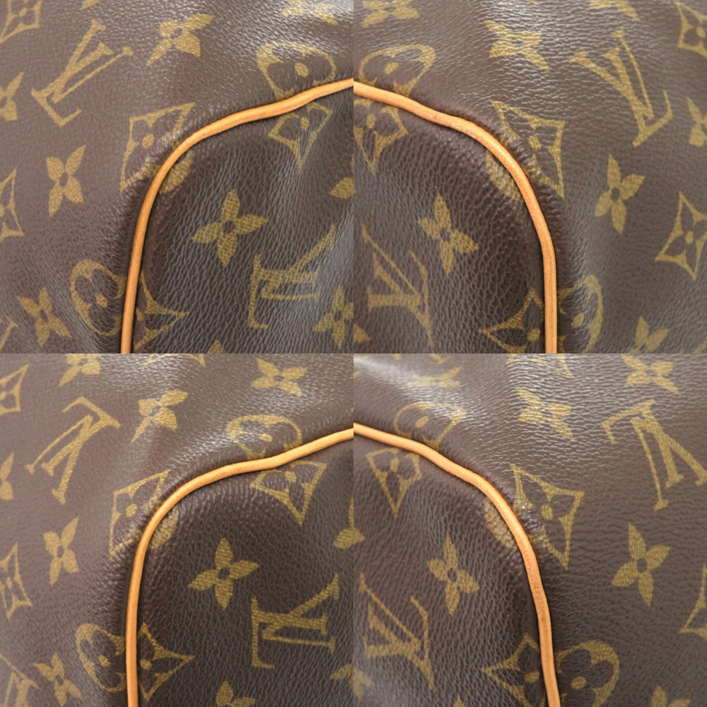 LOUIS VUITTON Boston Duffel bag M41424 Monogram canvas Brown Monogram Keepall 55 mens Used Authentic