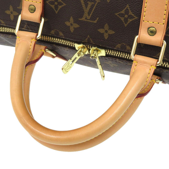 LOUIS VUITTON Boston Duffel bag M41424 Monogram canvas Brown Monogram Keepall 55 mens Used Authentic